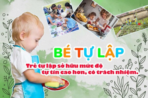 Dạy con đúng cách trong các giai đoạn tự lập ở trẻ từ 0-6 tuổi