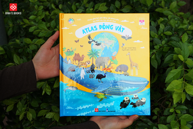 Atlas động vật - Cuốn sách tương tác mở ra chuyến hành trình thăm quan thế giới động vật kỳ thú
