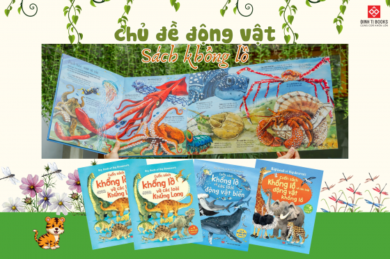 Top sách chủ đề động vật dành cho trẻ 0-6+ tuổi