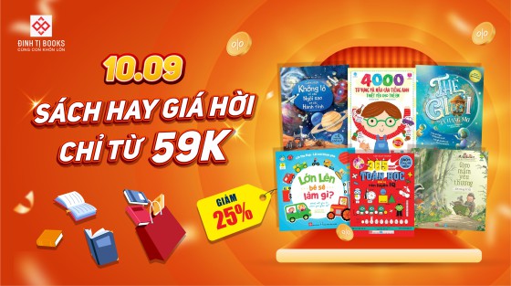 Tri thức vững vàng, xây bước tương lai!: Giảm ngay 25% sách Best-seller