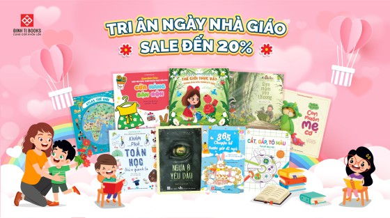 TRI ÂN THẦY CÔ – SALE 25% KHI MUA SÁCH NGÀY 20/11 VÀ QUÀ TẶNG HẤP DẪN