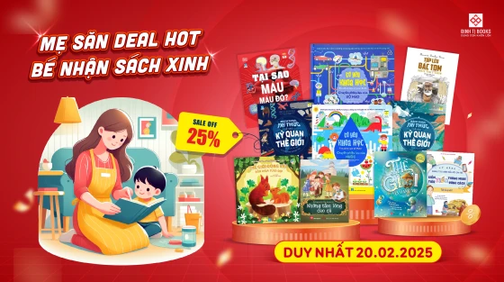 Chương trình ưu đãi đến 25% các đầu sách hot – Áp dụng 20/2