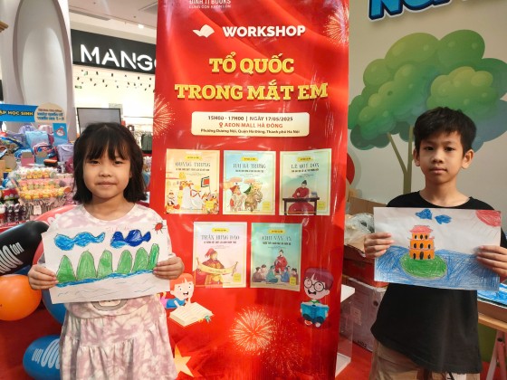WORKSHOP TỔ QUỐC TRONG MẮT EM| ĐINH TỊ BOOKS & NHÀ SÁCH FAHASA