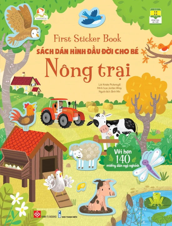 First Sticker Book - Sách dán hình đầu đời cho bé - Nông trại 