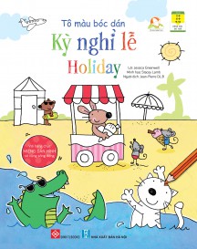 Tô màu bóc dán - Kỳ nghỉ lễ - Holiday