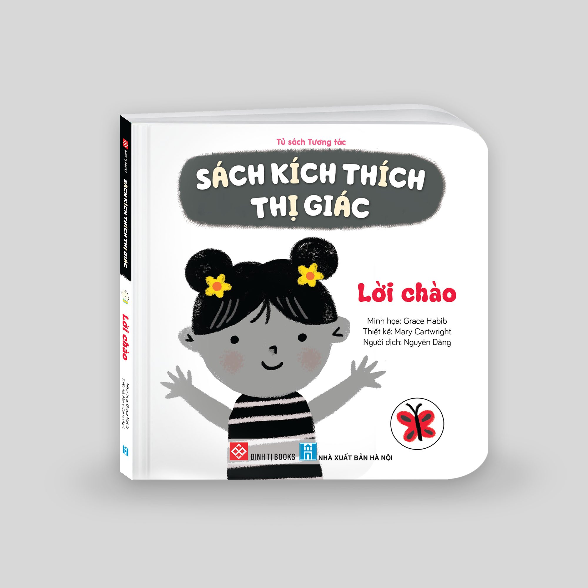 Sách kích thích thị giác - Lời chào | Đinh Tị Books