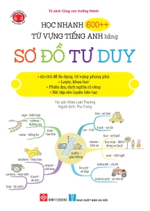 Học nhanh 600++ từ vựng tiếng Anh bằng sơ đồ tư duy (62 chủ đề đa dạng, từ vựng phong phú; Logic, khoa học; Phiên âm, dịch nghĩa rõ ràng; Bài tập rèn luyện liên tục)