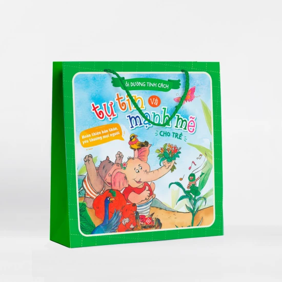 Túi (4 tập): Bồi dưỡng tính cách tự tin và mạnh mẽ cho trẻ - Hoàn thiện bản thân, yêu thương mọi người