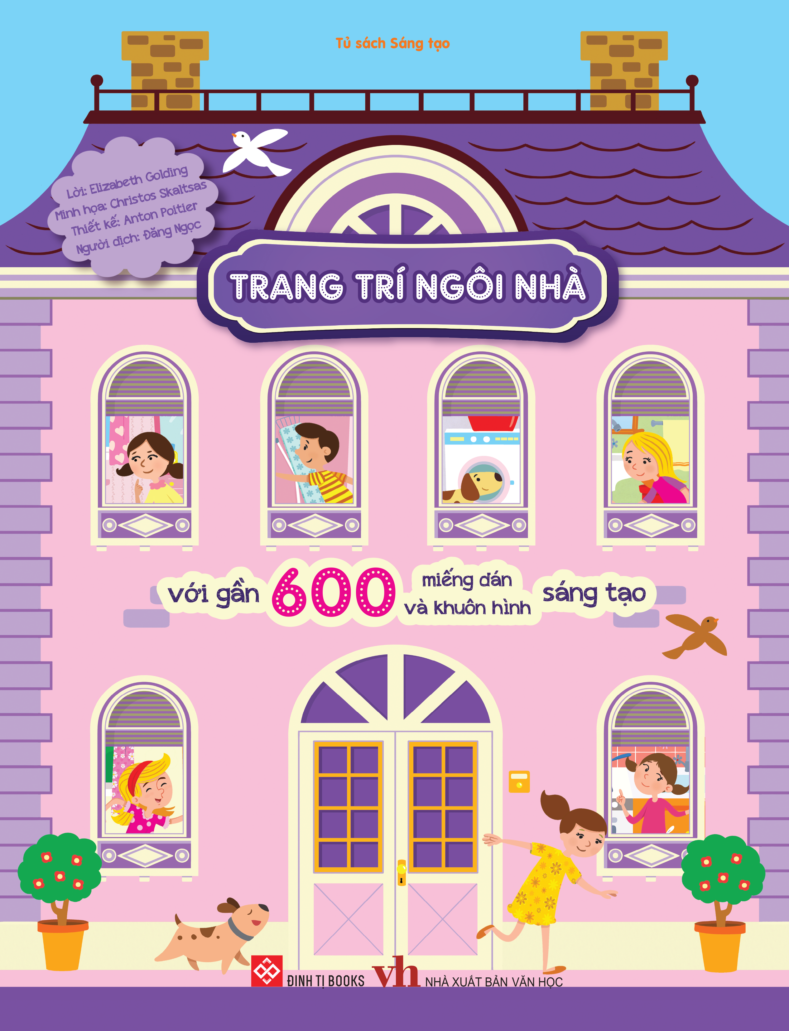 Trang trí ngôi nhà (Với gần 600 miếng dán và khuôn hình sáng tạo)