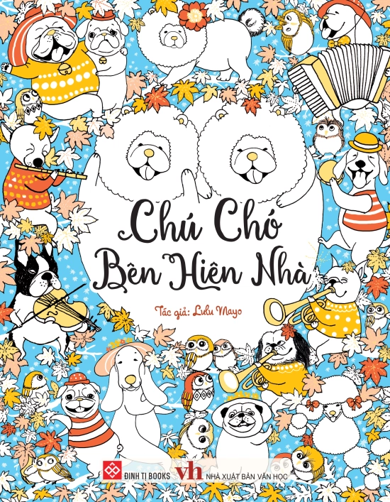 Chú chó bên hiên nhà