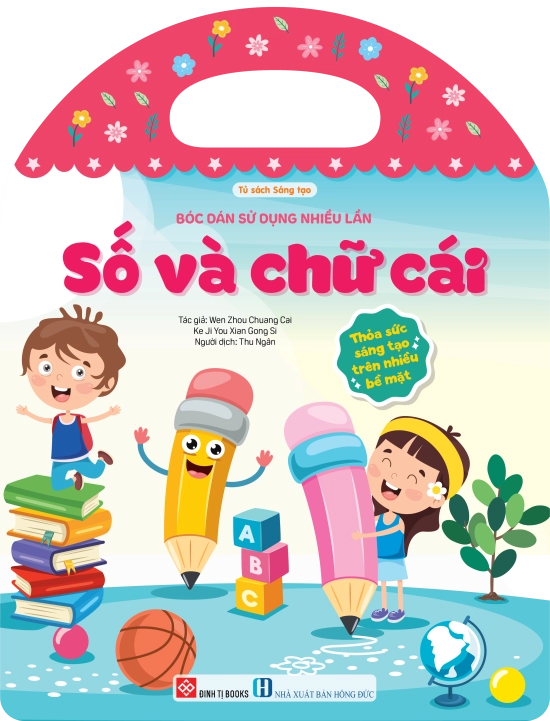 Bóc dán sử dụng nhiều lần - Số và chữ cái (Thỏa sức sáng tạo trên nhiều bề mặt)