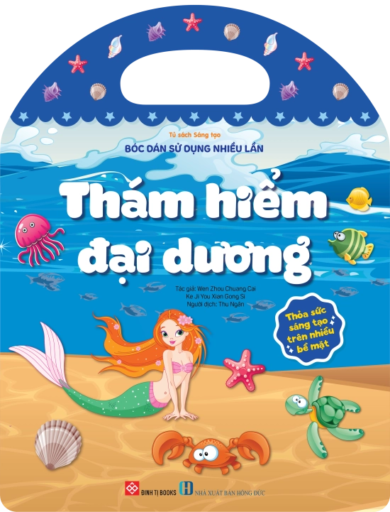 Bóc dán sử dụng nhiều lần - Thám hiểm đại dương (Thỏa sức sáng tạo trên nhiều bề mặt)