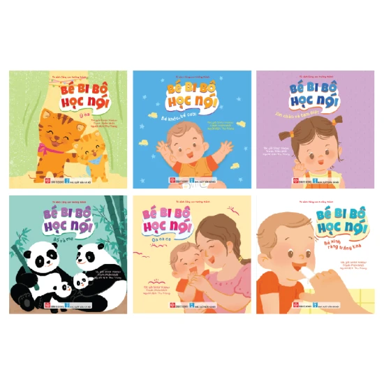 Bé bi bô học nói - Combo 6 tập