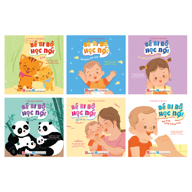 Bé bi bô học nói - Combo 6 tập