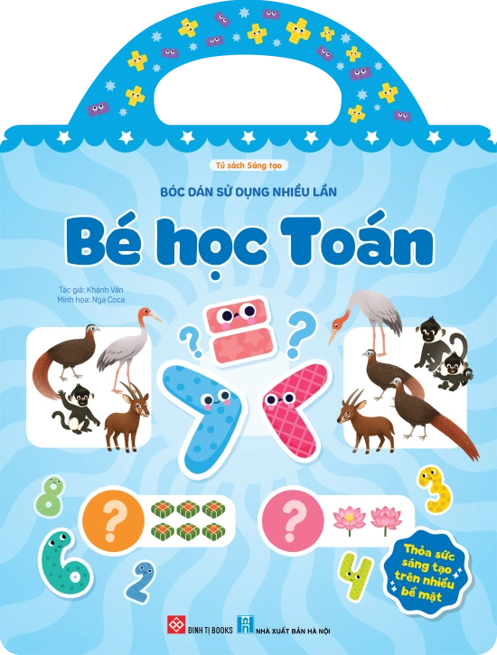 Bóc dán sử dụng nhiều lần - Bé học Toán (Thỏa sức sáng tạo trên nhiều bề mặt)