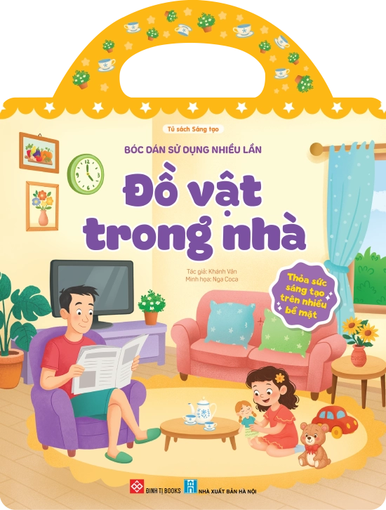 Bóc dán sử dụng nhiều lần - Đồ vật trong nhà (Thỏa sức sáng tạo trên nhiều bề mặt)