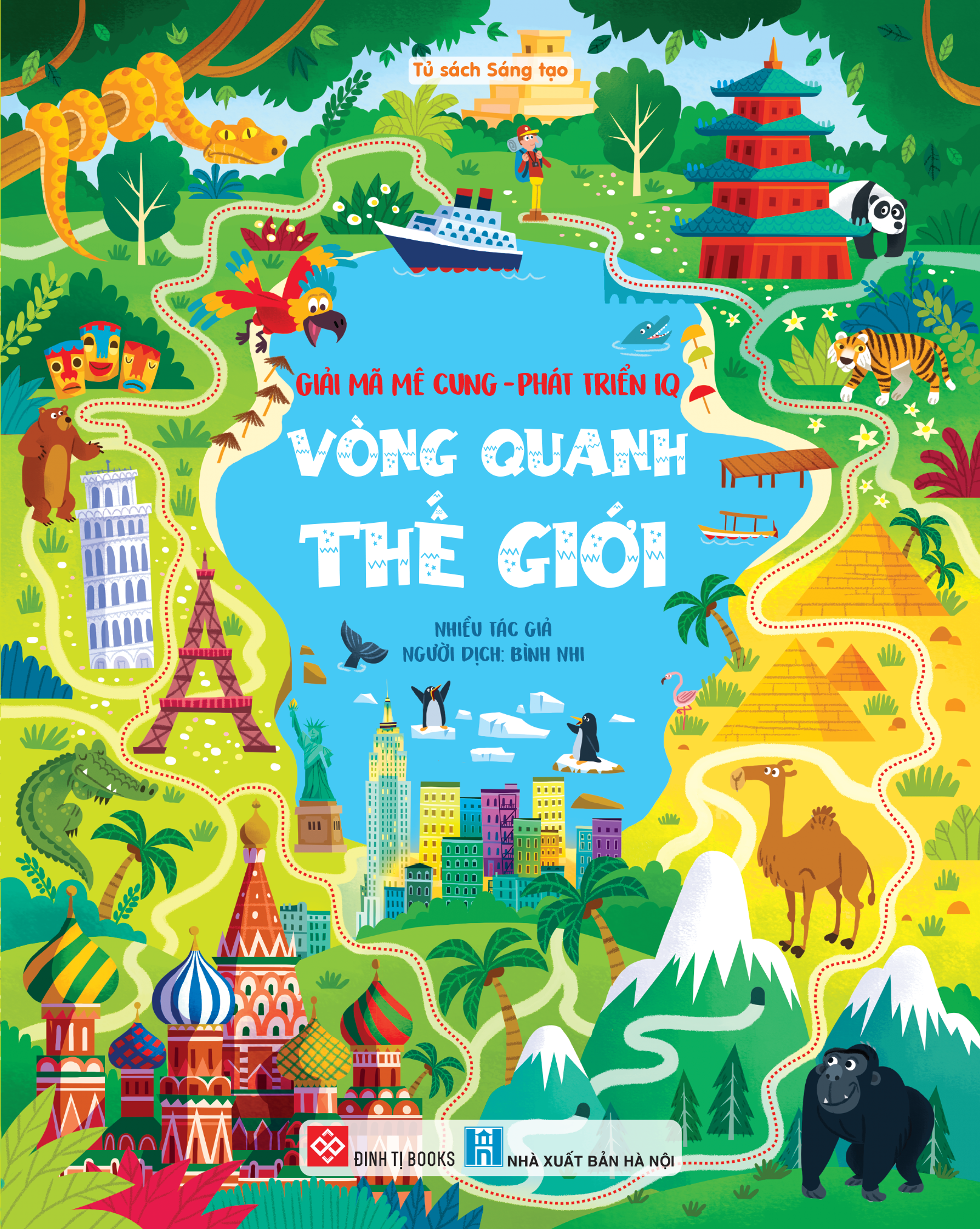 Giải mã mê cung - phát triển IQ - Vòng quanh thế giới