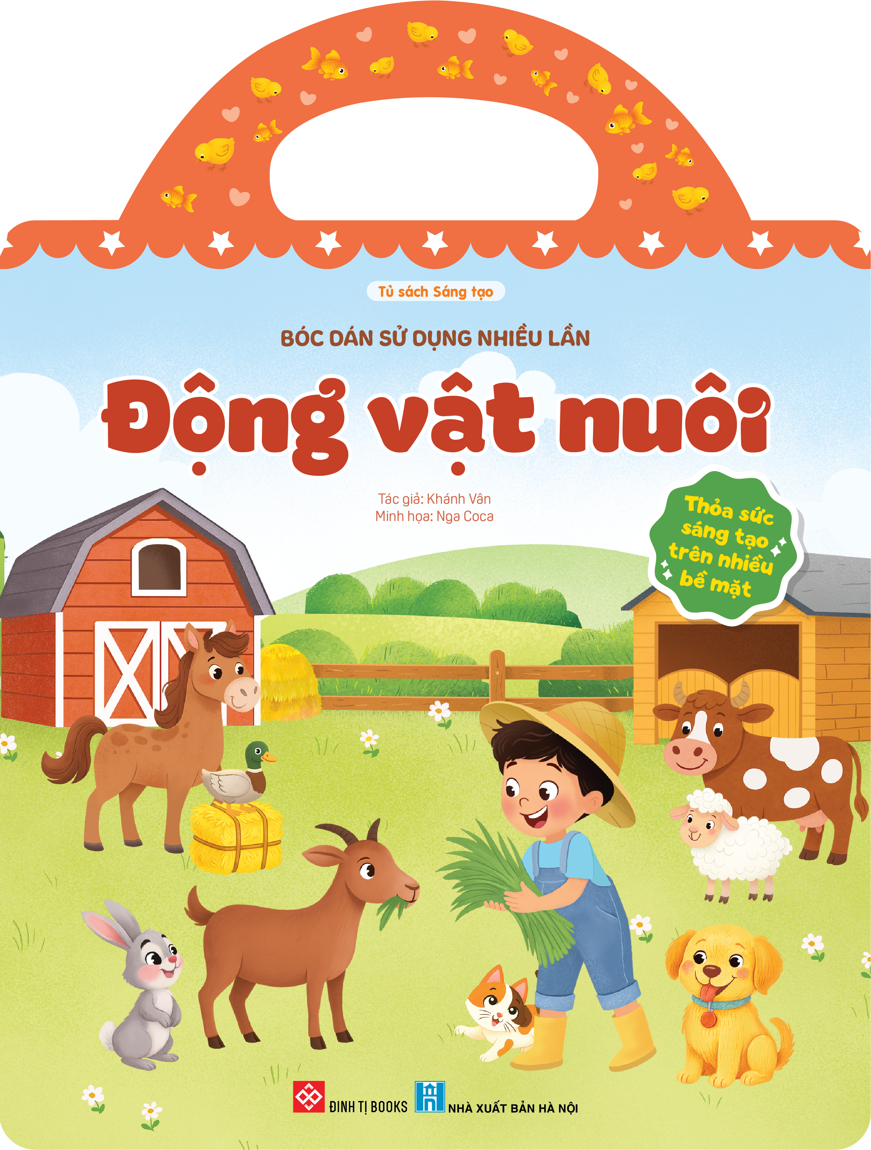 Bóc dán sử dụng nhiều lần - Động vật nuôi (Thỏa sức sáng tạo trên nhiều bề mặt)