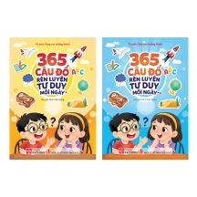 Combo (2 tập): 365 câu đố rèn luyện tư duy mỗi ngày