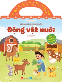 Bóc dán sử dụng nhiều lần - Động vật nuôi (Thỏa sức sáng tạo trên nhiều bề mặt)