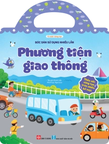 Bóc dán sử dụng nhiều lần - Phương tiện giao thông (Thỏa sức sáng tạo trên nhiều bề mặt) (Đinh Tị)