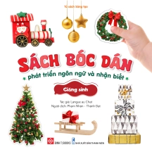 Sách bóc dán phát triển ngôn ngữ và nhận biết - Giáng sinh