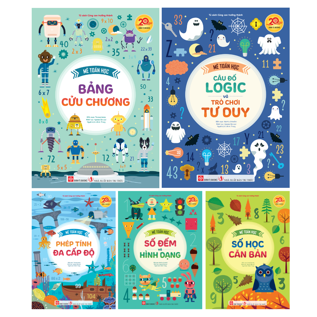 Combo (5T) Mê toán học