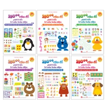 Combo (6T) 250++ câu đố phát triển trí não toàn diện