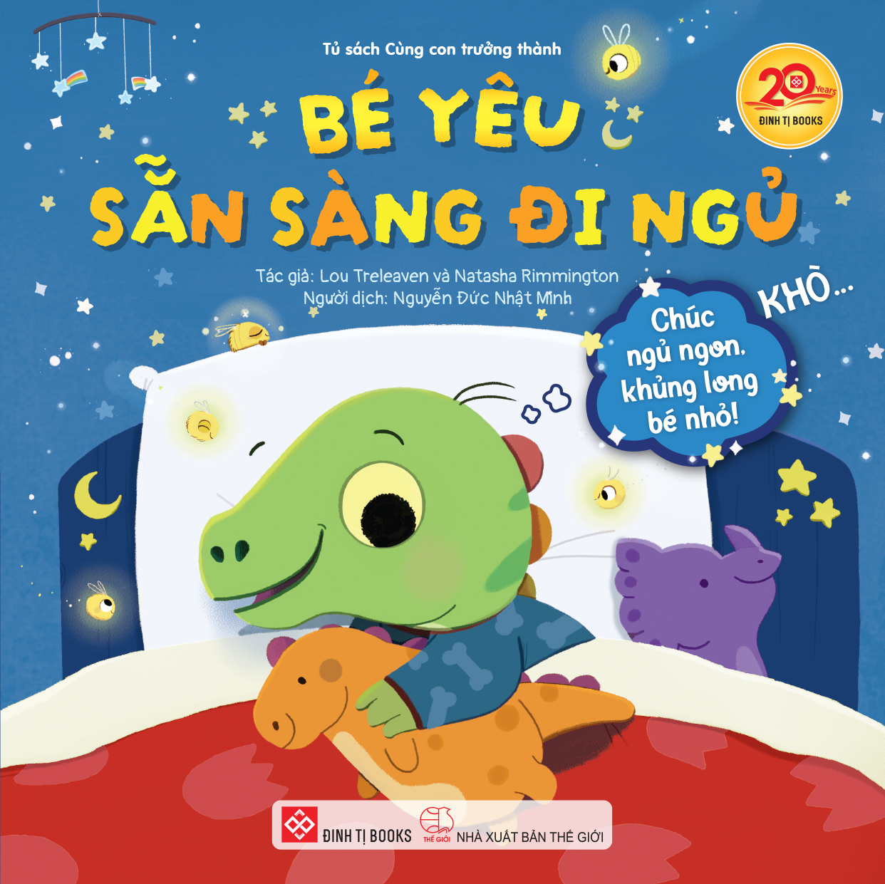 Bé yêu sẵn sàng đi ngủ - Chúc ngủ ngon, khủng long bé nhỏ!