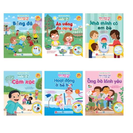 Bách khoa thư đầu đời cho bé - Combo 6 tập