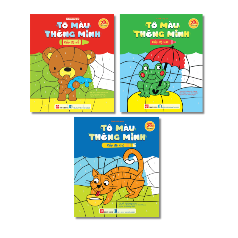 Combo (3 tập): Tô màu thông minh 