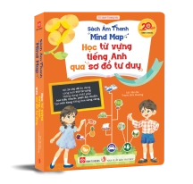 Sách âm thanh - Mind Map - Học từ vựng tiếng Anh qua sơ đồ tư duy (Với 24 chủ đề đa dạng cùng hơn 500 từ vựng thông dụng nhất giúp học hiểu nhanh, phát âm chuẩn, tạo nền tảng tiếng Anh vững vàng.)