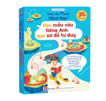 Sách âm thanh - Mind Map - Học mẫu câu tiếng Anh qua sơ đồ tư duy (Với 24 chủ đề đa dạng cùng gần 500 mẫu câu thông dụng nhất giúp học hiểu nhanh, phát âm chuẩn, tạo nền tảng tiếng Anh vững vàng.)