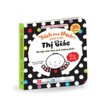 Sách kích thích phát triển thị giác - Bé tập nhìn hình ảnh tương phản - Tớ là em bé