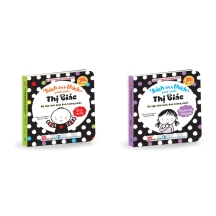 Sách kích thích phát triển thị giác - Combo 2T: Bé tập nhìn hình ảnh tương phản