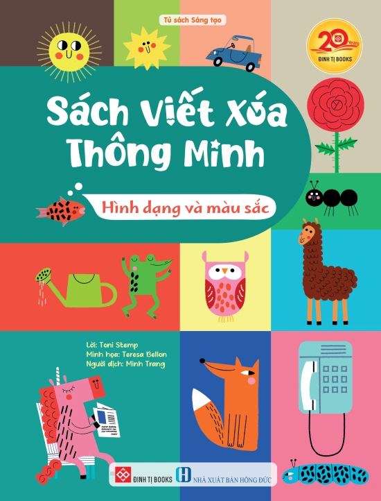 Sách viết xóa thông minh - Hình dạng và màu sắc