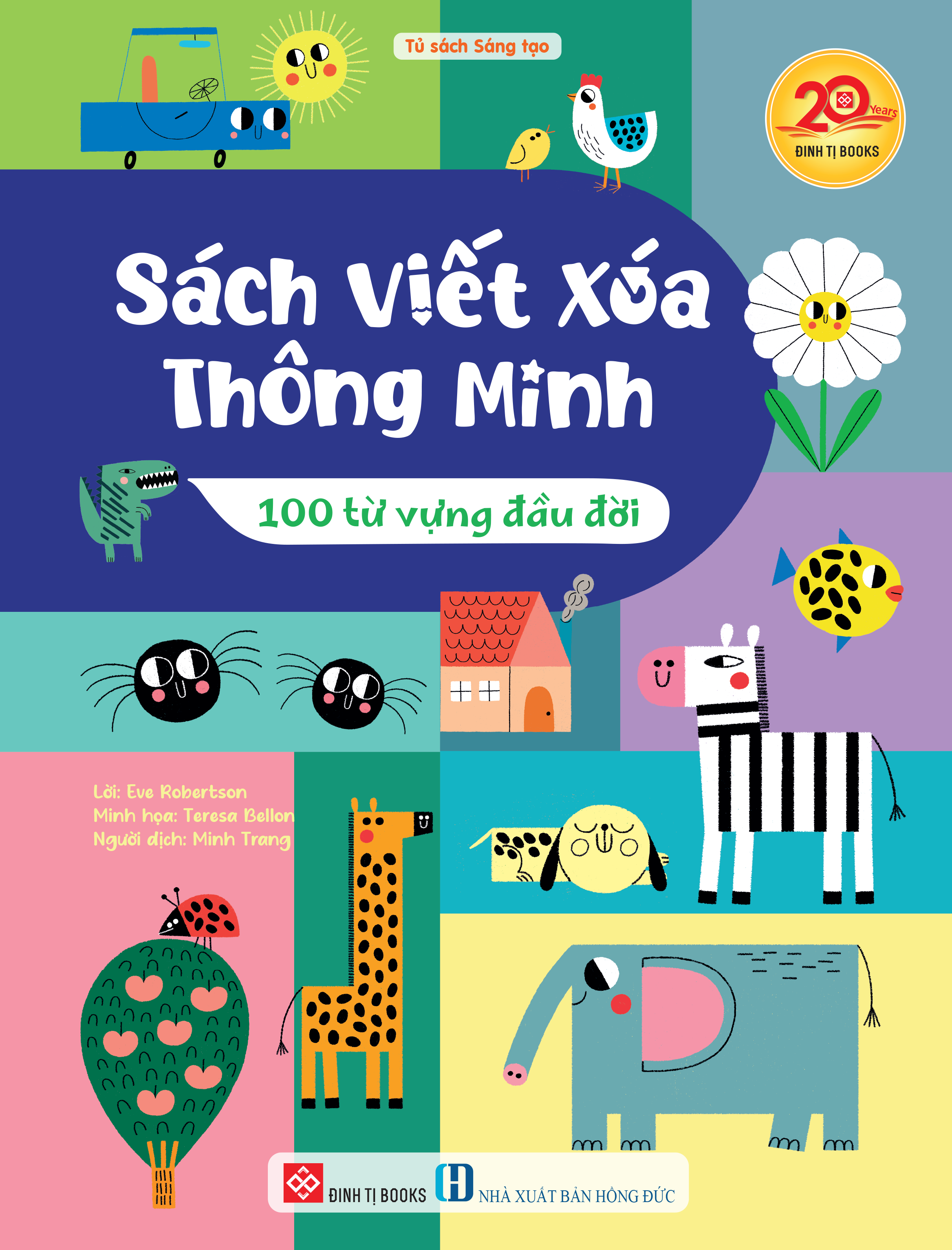 Sách viết xóa thông minh - 100 từ vựng đầu đời
