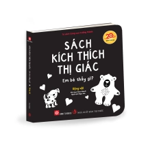 Sách kích thích thị giác - Em bé thấy gì? - Động vật