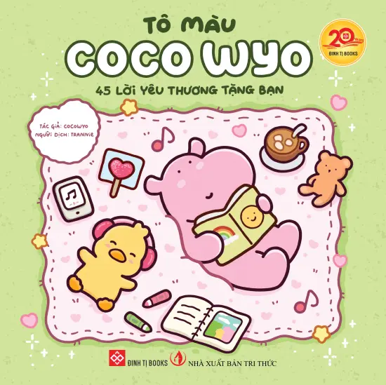 Tô màu Coco Wyo  - 45 lời yêu thương tặng bạn copy
