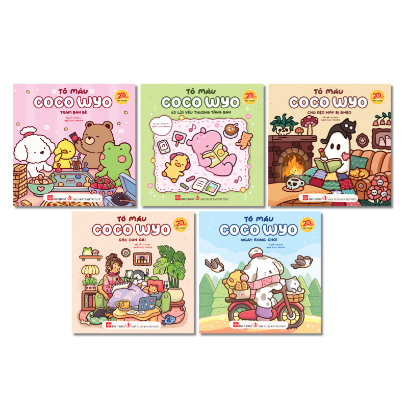 Combo (5 tập): Tô màu Coco Wyo
