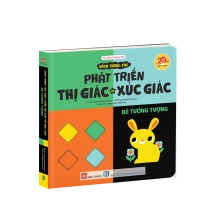 Sách tương tác phát triển thị giác và xúc giác - Bé tưởng tượng