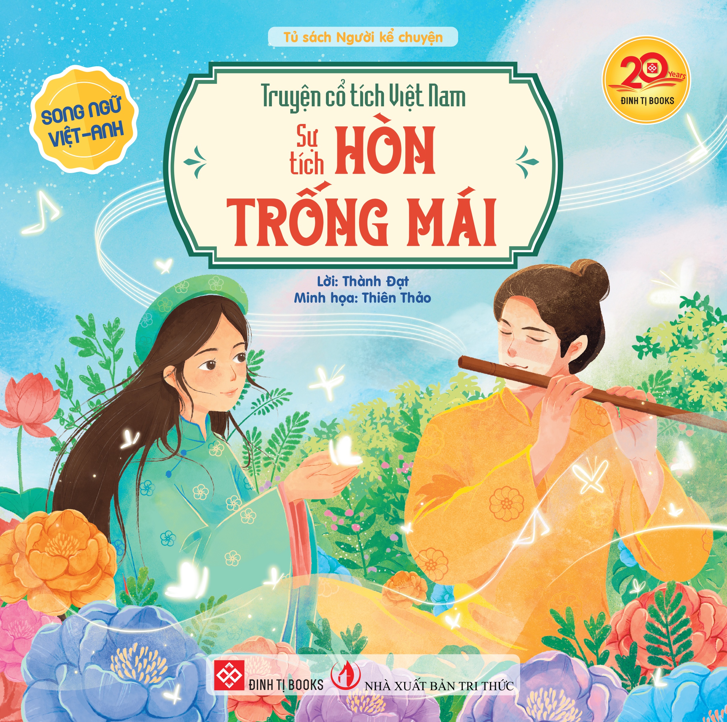Truyện cổ tích Việt Nam (Song ngữ Việt-Anh) - Sự tích Hòn Trống Mái