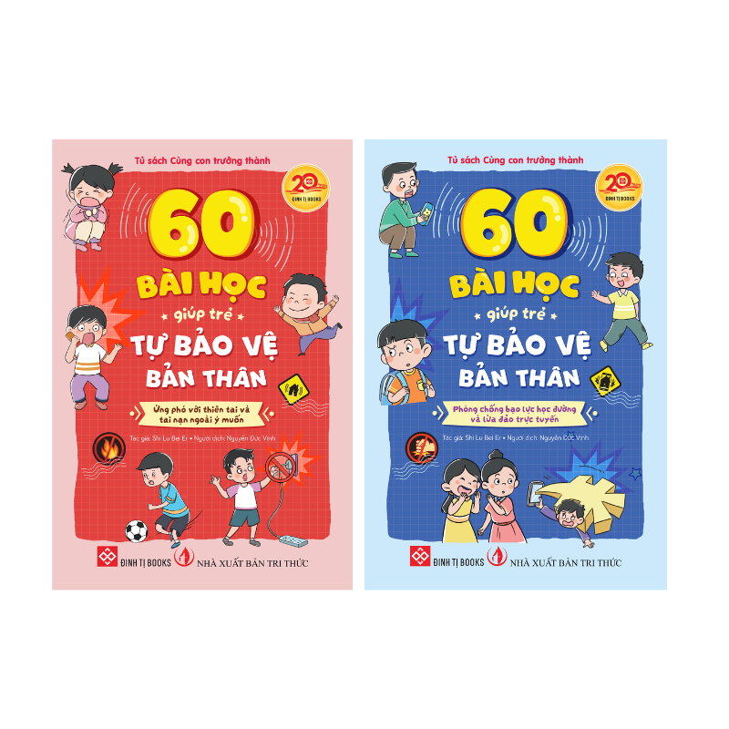 Combo2T: 60 bài học giúp trẻ tự bảo vệ bản thân