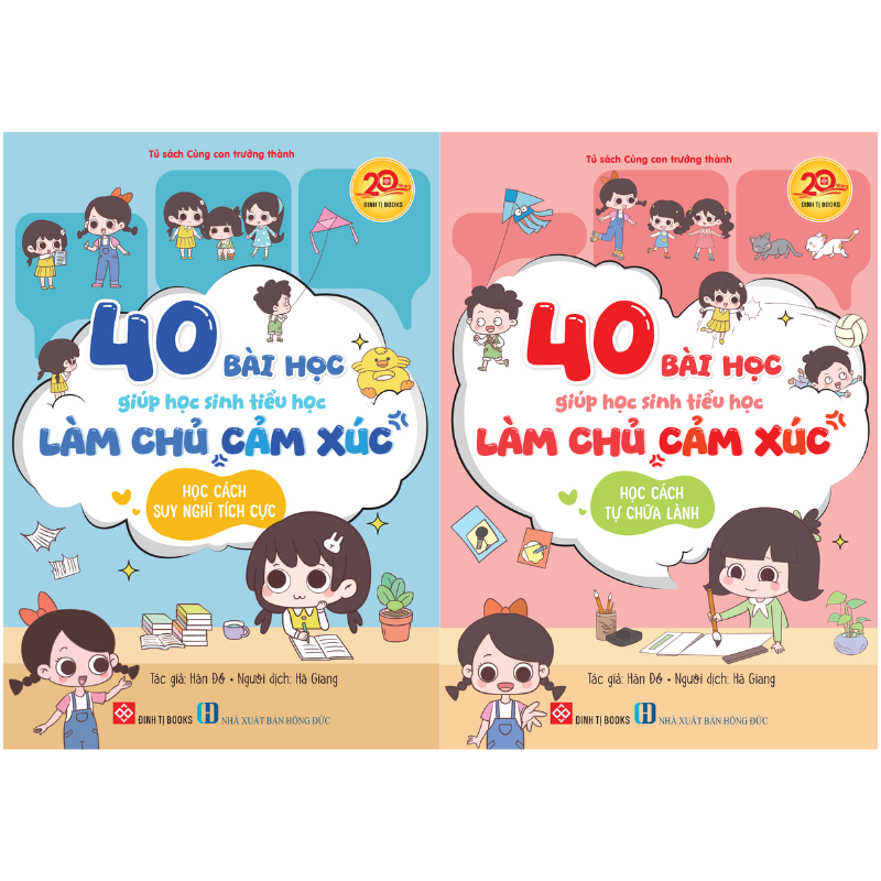 Combo2T: 40 bài học giúp học sinh tiểu học làm chủ cảm xúc
