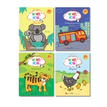 Combo (4 tập): Bé viết, vẽ, tô