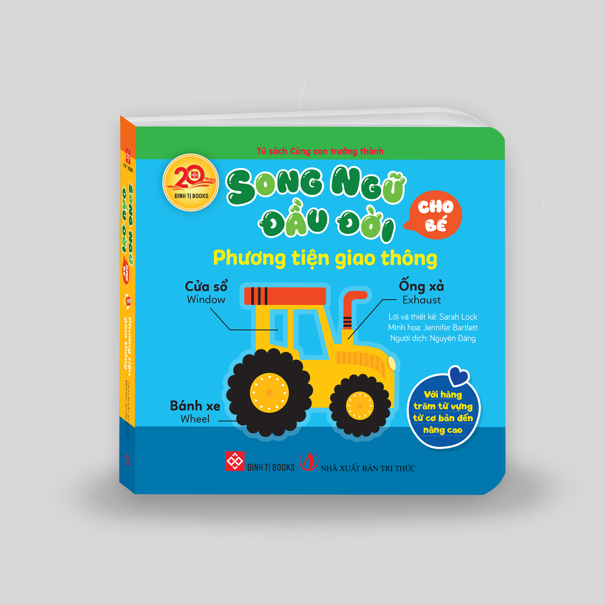 Song ngữ đầu đời cho bé - Phương tiện giao thông (Với hàng trăm từ vựng từ cơ bản đến nâng cao)