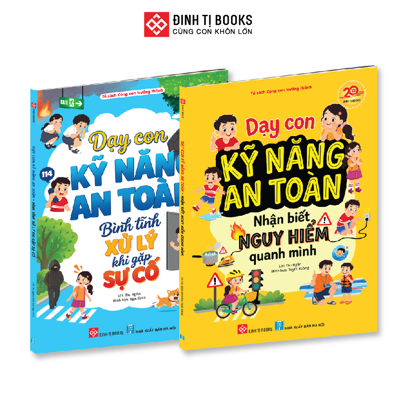 Combo (2 tập) : Dạy con kỹ năng an toàn 