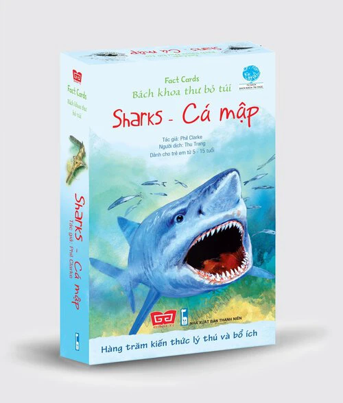 Fact cards - Bách khoa thư bỏ túi - Sharks - Cá mập