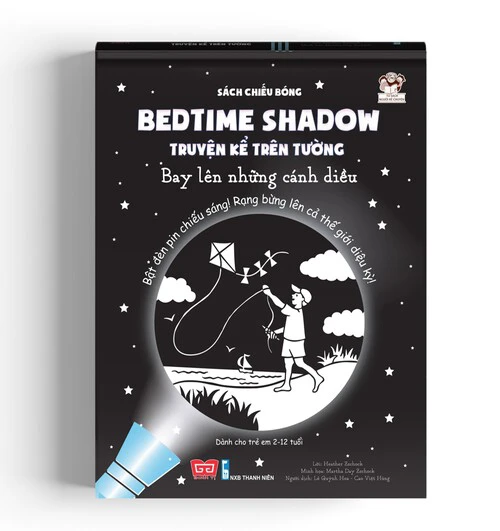 Sách tương tác - Sách chiếu bóng - Bedtime shadow – Truyện kể trên tường - Bay lên những cánh diều! (TB)
