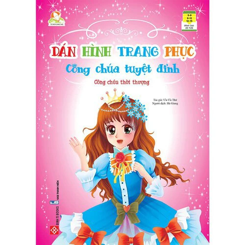 Dán hình trang phục công chúa tuyệt đỉnh - Công chúa thời thượng